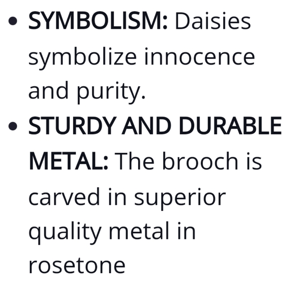 Daisy Brooch, gift boxed for Mom. Bright Colors Enameled. - Picture 6 of 6